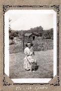 Julia (Judy) Kish Dorrough; Sportie (dog)